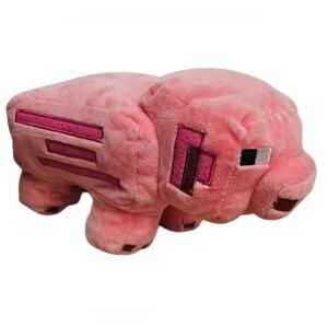 Minecraft Pig Plush Stuffed Animal Pink Mattel Mojang Studios Collectible Toy